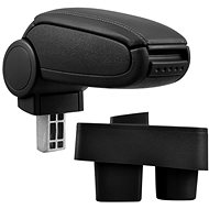 PROTEC Armrest, Skoda Roomster, synthetic leather, black from 2006 - Elbow Rest