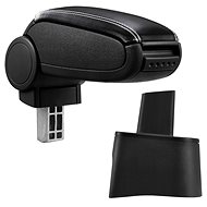 PROTEC Armrest, Seat Ibiza 6L, synthetic leather, black, white stitching 2002 - 2008 - Elbow Rest