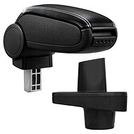 PROTEC Armrest, Renault Clio 4, synthetic leather, black, white stitching 2012 - 2019 - Elbow Rest