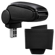 PROTEC Armrest, Audi A3 8L, synthetic leather, black, white stitching 1996 - 2003 - Elbow Rest