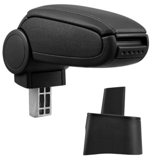 PROTEC Armrest, Seat Ibiza 6L, synthetic leather, black 2002 - 2008 - Elbow Rest