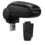 PROTEC Armrest, Peugeot 206/206 CC, synthetic leather, black, white stitching 1998 - 2012 - Elbow Rest