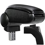 PROTEC Armrest, VW Golf V, synthetic leather, black, white stitching 2003 - 2008 - Elbow Rest