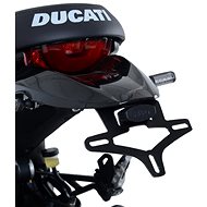 R&G Racing License plate holder, Ducati Desert Sled, black - Motorcycle Licence Plate Bracket