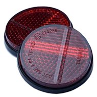 R&G Racing Self-adhesive reflector 4 cm E-Mark, round - Reflector