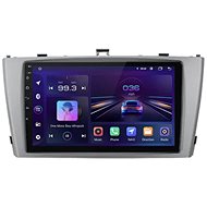 Hizpo 2din Car radio for Toyota Avensis 2008-2015 Android with GPS navigation, WIFI, Silver - Car Radio