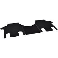 AZ Auto Design textile carpets VW T7 Multivan 2m 2022- 2nd row exposed rails - Car Mats