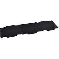 AZ Auto Design textile carpets VW T7 Multivan 2022- 3rd row covered rails - Car Mats