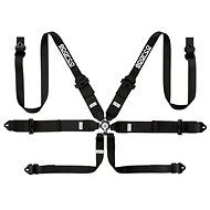 Sparco six-point seat belt COMPETITION H - 3 + 2, FIA homologation, black - Safety Belt