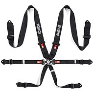 Sparco six-point seat belt with FIA homologation, black - Safety Belt