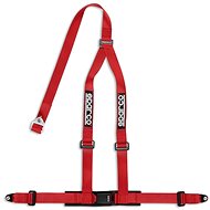 Sparco 3-point seat belt with ECE approval, red - Safety Belt