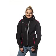MAXX - NF 2776 Women's soft-shell jacket black-purple L - Motorcycle Jacket