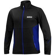 Sparco jacket with zipper, black and blue, size XL - Jacket
