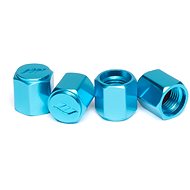 Work Wheels valve cap set, blue - Valve Caps