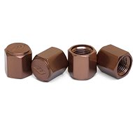 Work Wheels valve cap set, bronze - Valve Caps