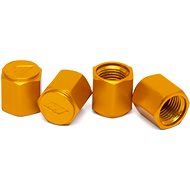 Work Wheels valve cap set, orange - Valve Caps