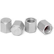 Work Wheels valve cap set, silver - Valve Caps