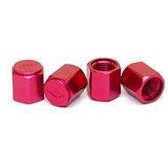 Work Wheels valve cap set, red - Valve Caps