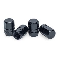 BYC Valve caps ALU, 4 pcs, black - Valve Caps