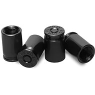 BYC Valve caps, 4 pcs, black - Valve Caps