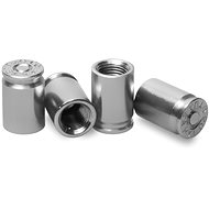 BYC Valve caps, 4 pcs, grey - Valve Caps