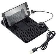 Phone holder with pad and micro USB cable - Phone holder