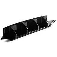 Maxton Design rear bumper insert for Skoda Scala, black glossy ABS plastic -  Spoiler