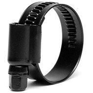 Escape6 stainless steel hose clamp for pressure hoses black, clamp range 19-28 mm - Hose Clamps