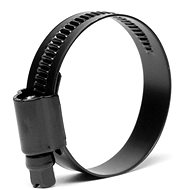 Escape6 stainless steel hose clamp for pressure hoses black, clamp range 32-44 mm - Hose Clip