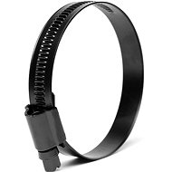 Escape6 stainless steel hose clamp for pressure hoses black, clamp range 51-65 mm - Hose Clip