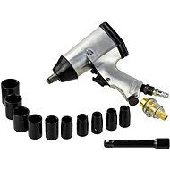 GEKO pneumatic impact wrench 1/2" with nuts 15 pcs - Impact Wrench 