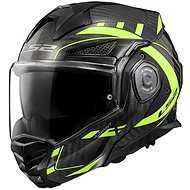 LS2 FF901 ADVANT-X CARBON FUTURE tilting Hi-Vis-yellow - Motorbike Helmet