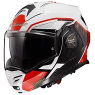 LS2 FF901 ADVANT-X HPFCMETRYK flip-up white/red sized. S - Motorbike Helmet