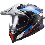 LS2MX701 EXPLORER-06 CARBON FRONTIER adventure černá/modrá vel. XS - Motorbike Helmet