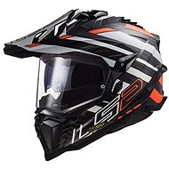 LS2MX701 EXPLORER-06 CARBON EDGE adventure fluo-orange sized. L - Motorbike Helmet