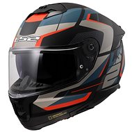 LS2 FF808 STREAM II-06 ROAD integral matt black/blue size 3XL - Motorbike Helmet