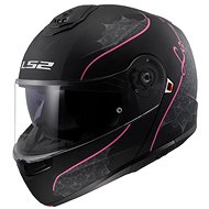 LS2 FF908 STROBE II-06 LUX tilt matt-black/pink - Motorbike Helmet