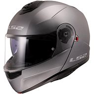 LS2 FF908 STROBE II-06 flip-up matt-titanium sized. L - Motorbike Helmet