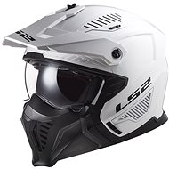 LS2 OF606 DRIFTER-06 Multifunctional trial white sized. M - Motorbike Helmet