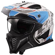 LS2 OF606 DRIFTER-06 DEVOR Multifunctional trial matt-white size 2.5 mm M - Motorbike Helmet