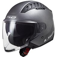 LS2 OF600 COPTER II-06 scooter jet matt-grey-titanium size 2.5 mm L - Motorbike Helmet