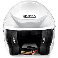Sparco Helmet FLUX RJ, with FIA homologation, white, ML - Car Helmet
