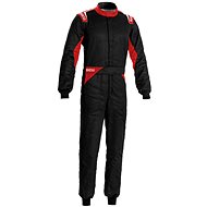 Sparco Sprint racing suit, FIA homologation, black/red, size 62 - Racing Suit
