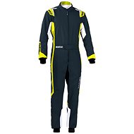 Sparco Kartingová kombinéza Thunder, homologace FIA, barva šedo/žlutá, vel. L - Racing Suit