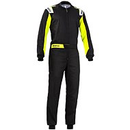 Sparco Rookie Karting Jumpsuit, black/yellow, size 5 mm. XXL - Racing Suit