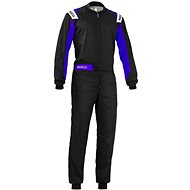 Sparco Karting suit Rookie, black/blue, size 5 mm. L - Racing Suit