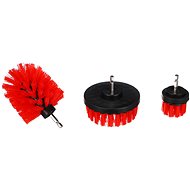 Sixtol Car Detailing Drill Brush 3 Medium, 3 pcs - Car Wash Brush