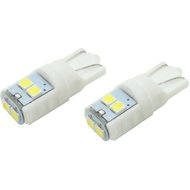 Compass Bulb 6LED 3030 12V T10 white 2pcs - LED Car Bulb