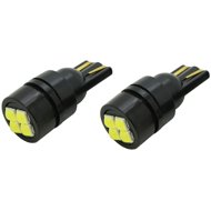 Compass Bulb 4LED 3030 12V T10 white 2pcs - LED Car Bulb