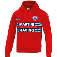 Sparco Martini Racing kapucnis pulóver, piros, L méret - Pulóver